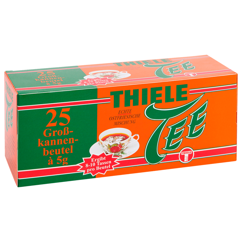 Thiele Tee Ostfriesen Tee 125g, 25 Großkannenbeutel